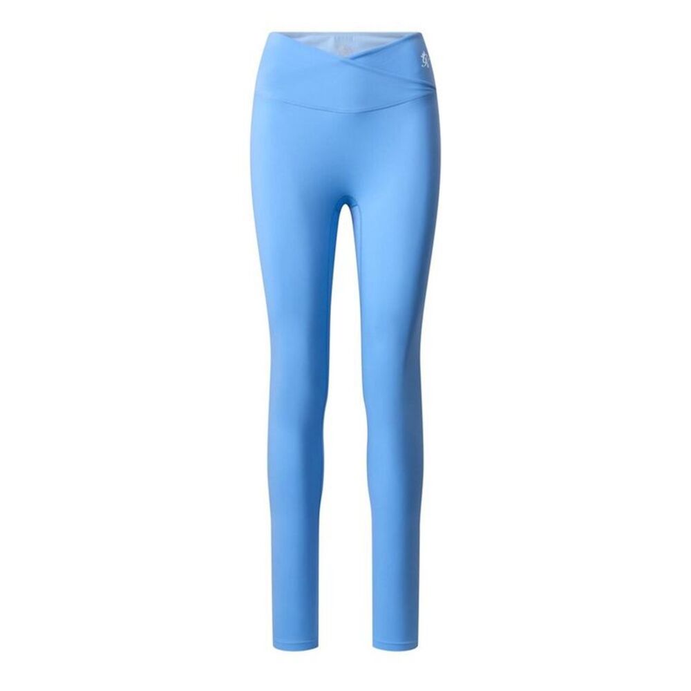 Gym King Womens/Ladies Wrap Over Leggings / Blue
